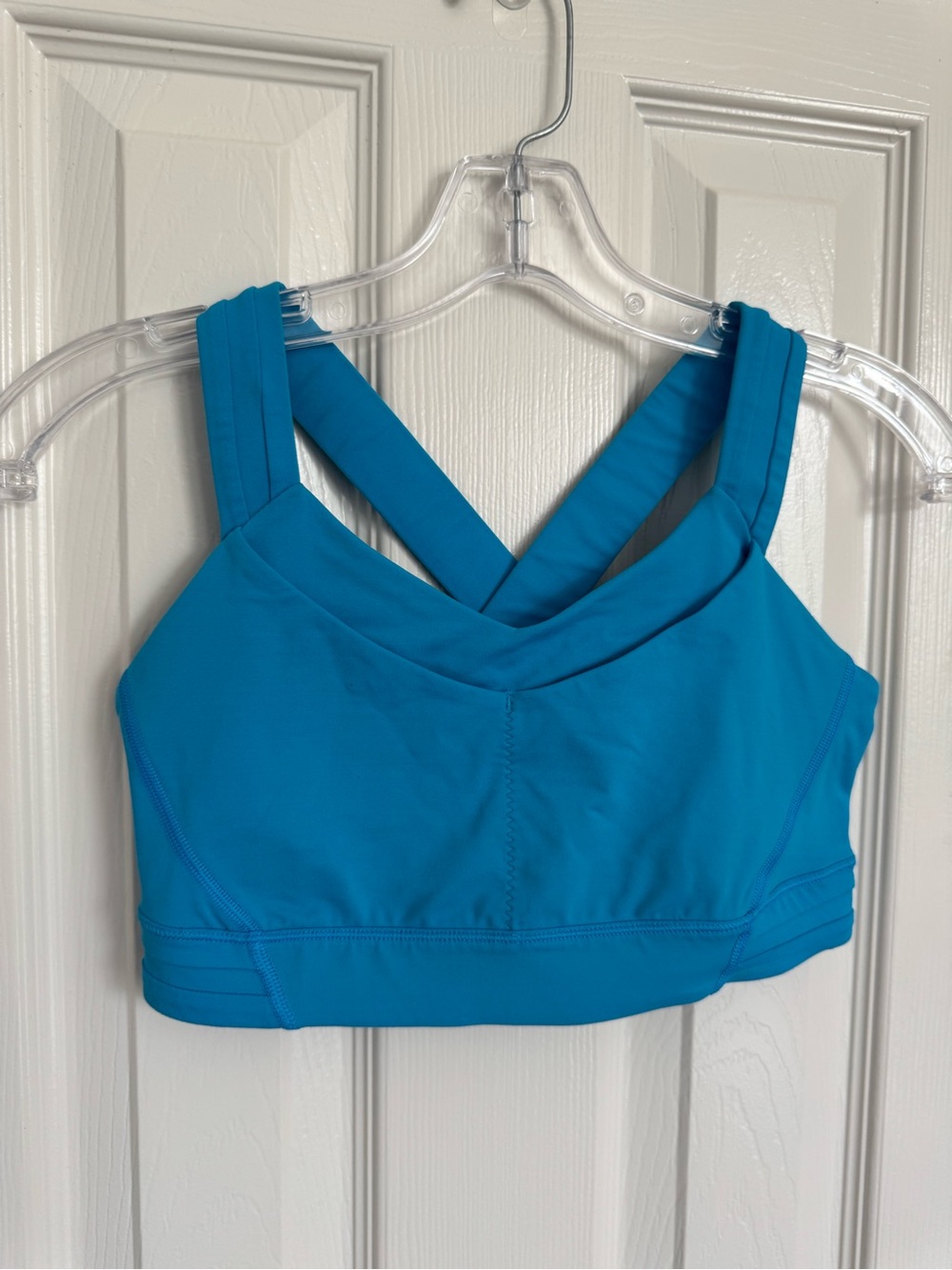 lululemon athletica Teal Blue Crossback Sports Bra